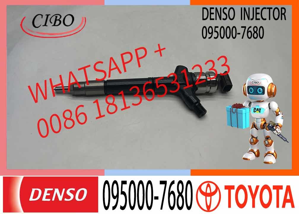 Hot Sales Diesel Engine Parts 095000-7680 095000-7681 Common Rail Fuel Injector 23670-0R180 For Rav4 Common Rail Injecto
