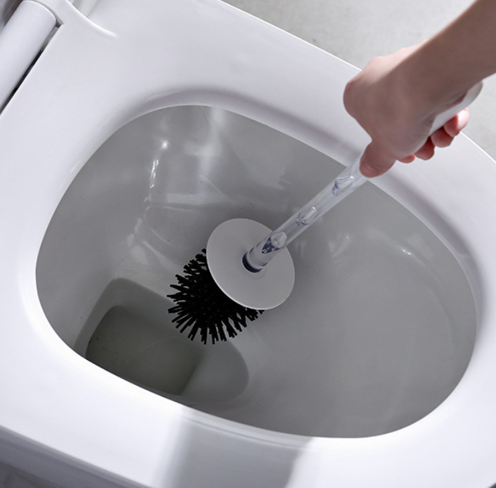 Toilet Brush Holder Standing Bathroom Storage bathroom brush silicon toilet brush
