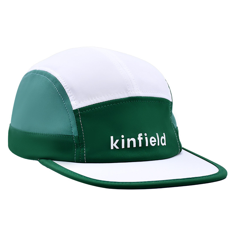 Premium Running Snapback Hat Unstructured Camper Nylon Waterproof 5 Panel Cap Printing Logo