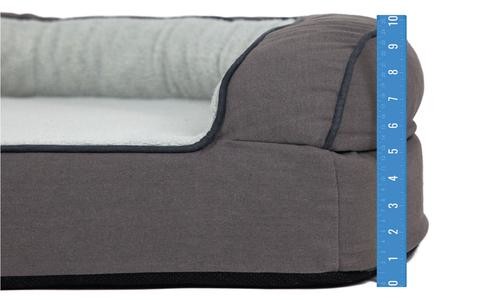 Luxury Sofa Round Memory Foam Bolster Dog Bed Comfortable Soft Washable Pet Bed