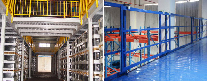 Steel Structure Garret Mezzanine Floor Platform  