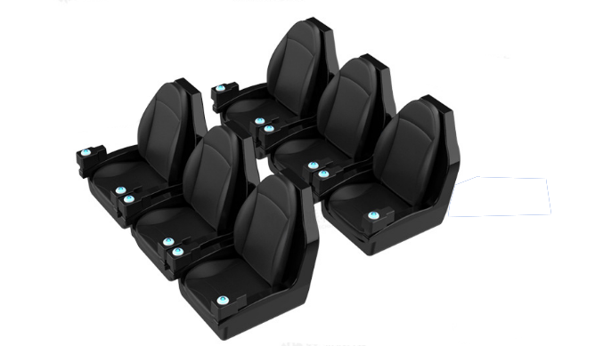 Dreamland amusement park products virtual reality 9d vr cinema 6 seats arcade game machine vr chair