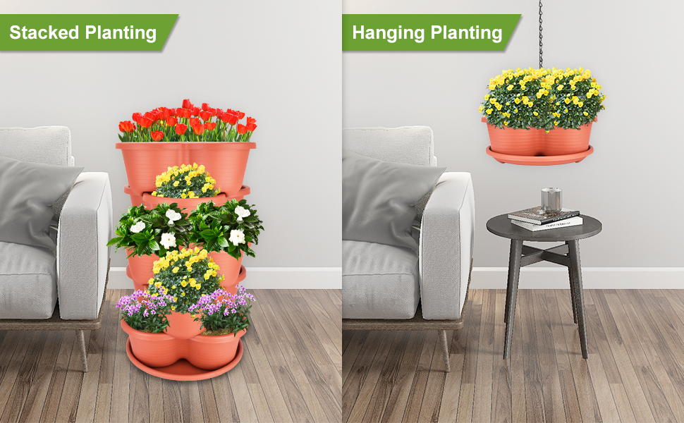 hanging pots