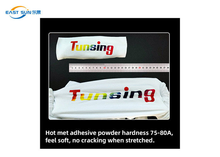 Soft High Stretchable DTF Powder For T- Shirt Heat Transfer Printing
