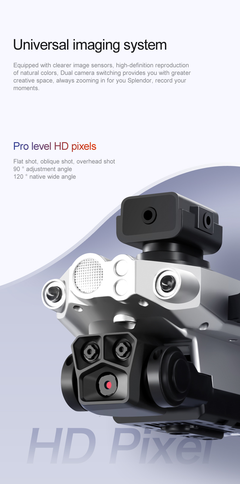 Portable 4k Drone Professional with 3 Camera Wide Angle Optical Flow Localization 360 Obstacle Avoidance Quadcopter