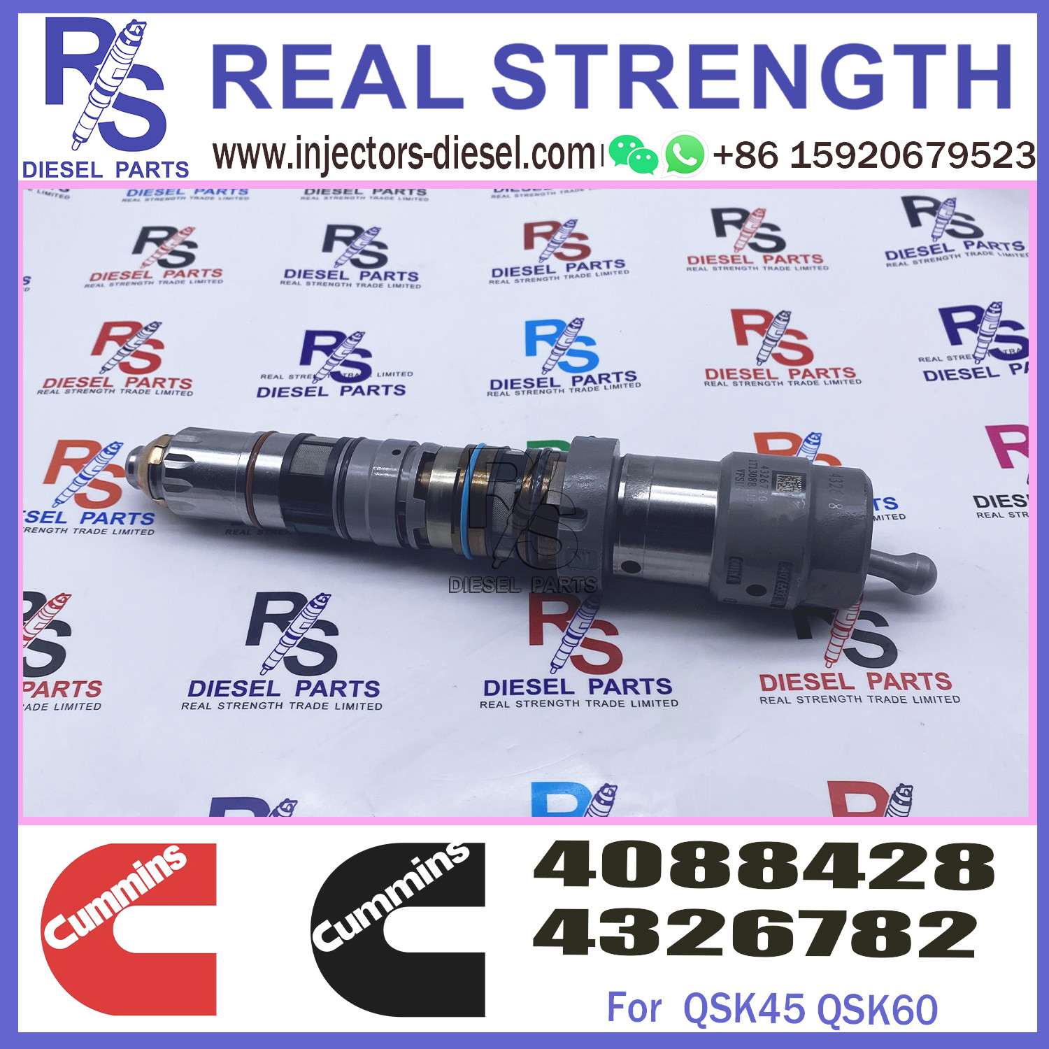 QSK45 QSK60 Cummins Diesel Injector Overhaul Repair Kit 4326782 4326780 4928346