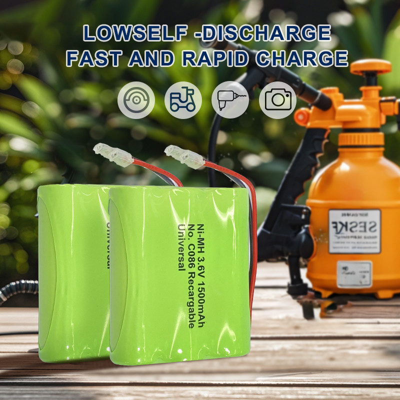 Eco Friendly NiMH Battery Pack 3.7V OEM 1500mah NiMH Battery