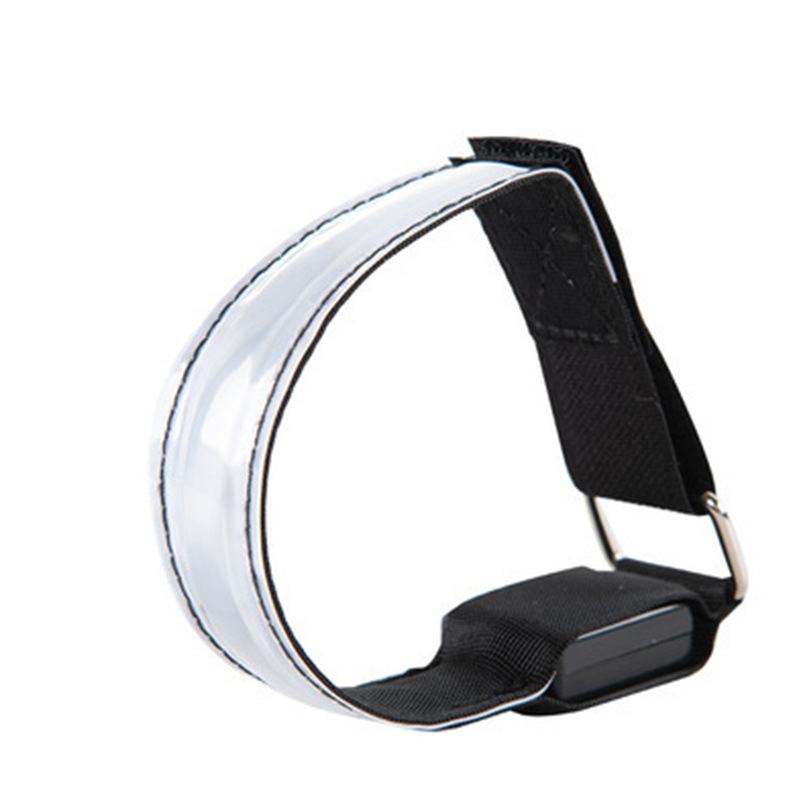 Rechargeable led luminous arm with LED reflective bracelet luminous with fun run outdoor sports running lights