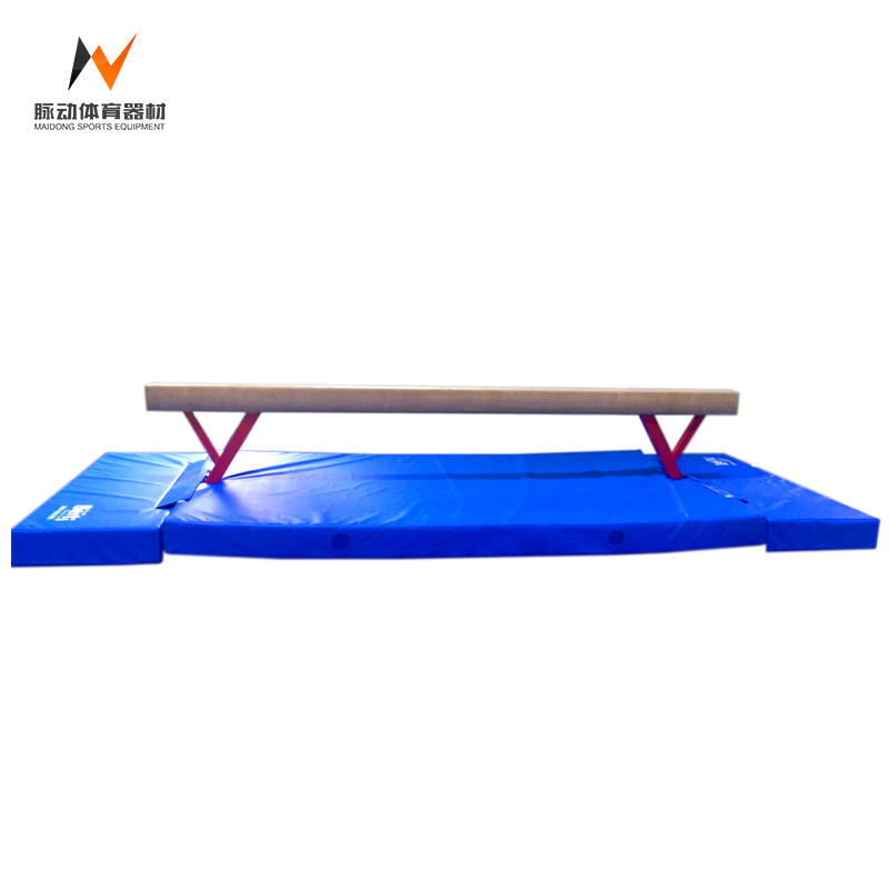 Customized Size Gymnastic Sport Equipment Balance Beam and Mat Set for Exercise Training