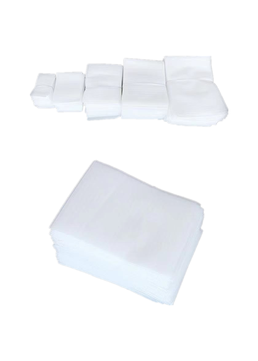 White EPE Buffer Bags Shockproof EPE Foam Pouch 8*10cm