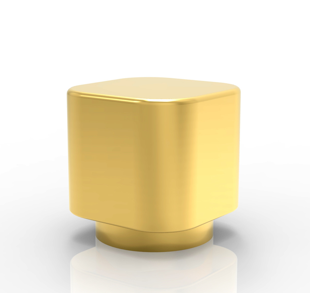 Luxury Glass Perfume Bottle Cover , Custom Zamac Perfume Cap