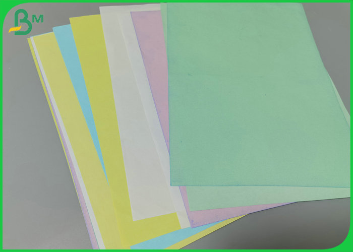 NCR 50gsm Canary Color CFB Carbonless Copy Paper Roll For Receipt Making
