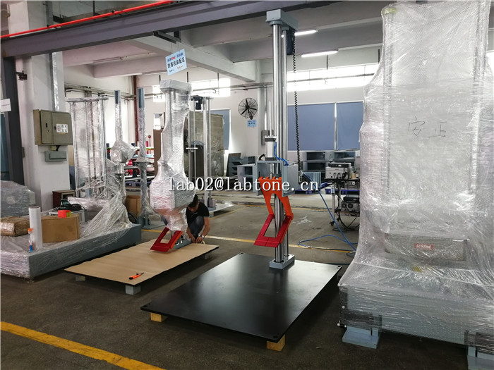 Free Fall Drop Tester For Packaging Drop Test Meets ASTMD5276 Or ISO 2248 ISTA