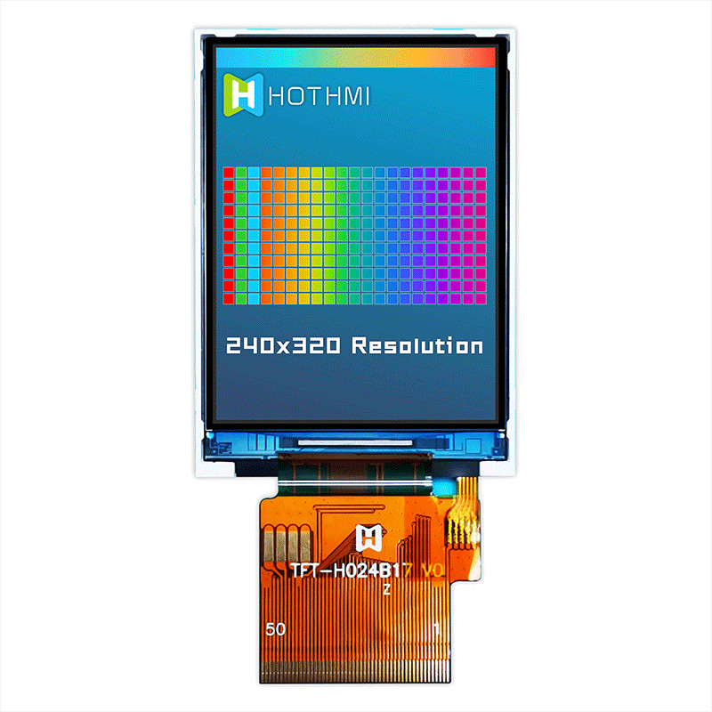 2.4 Inch 240x320 SPI TFT Module , IC ST7789 Sunlight Readable LCD TFT-H024B17QVIST6N50