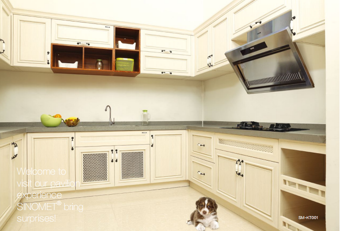 Interior Aluminum Cabinets Customized Color For Kitchen
