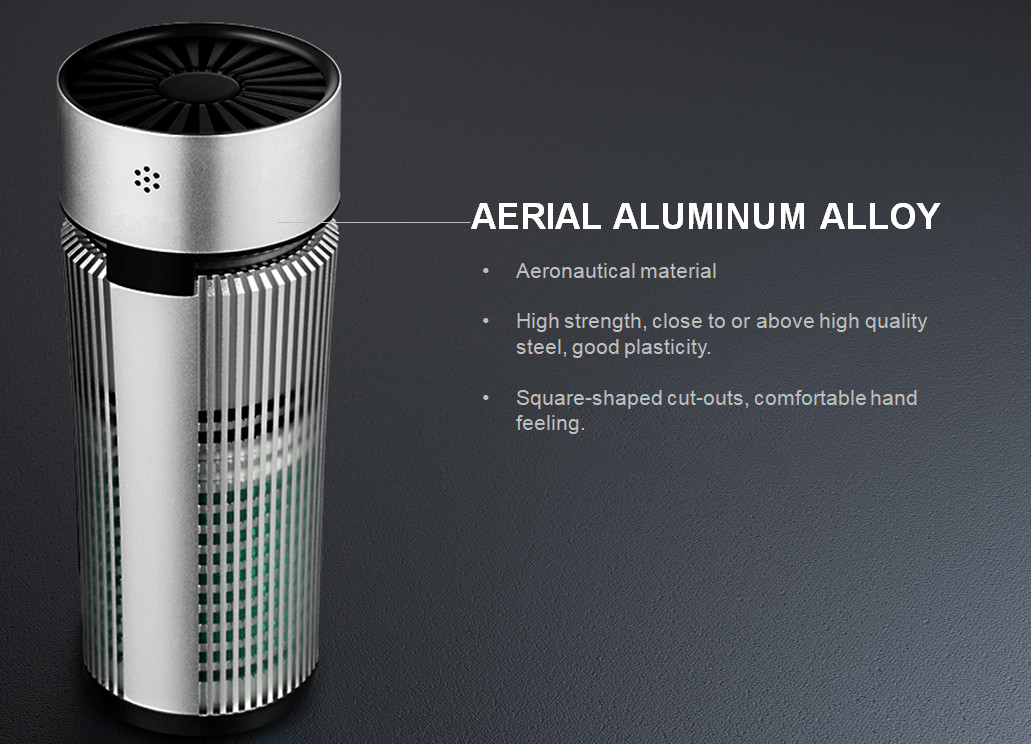 1.6W H13 Hepa Air Purifier Removes Odors Low Noise With Sleep Mode Night Light
