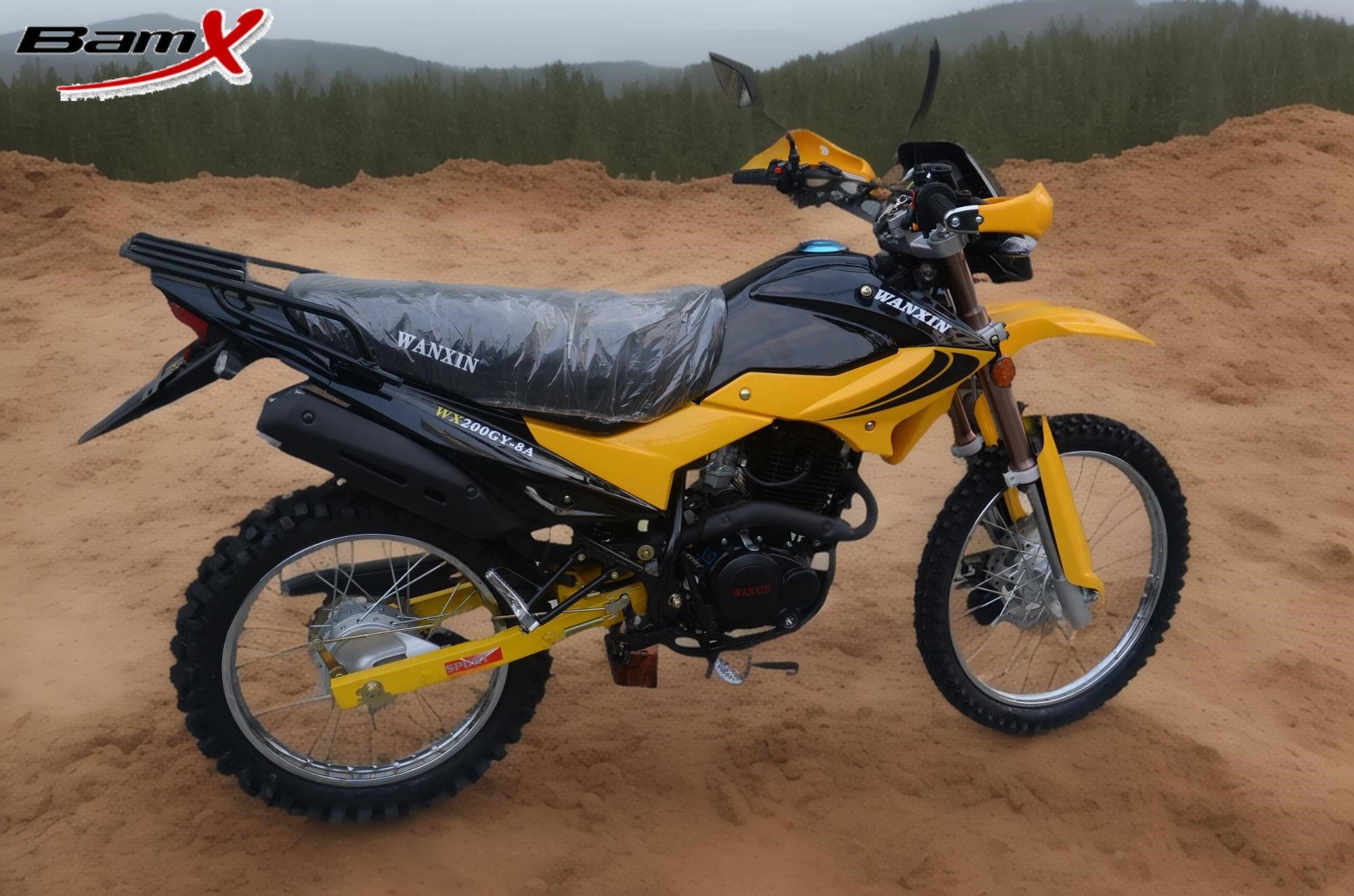 Colored Plastic Enduro Dual Sport Hand Protecter 2.5l 200cc 4 Stroke Dirt Bike