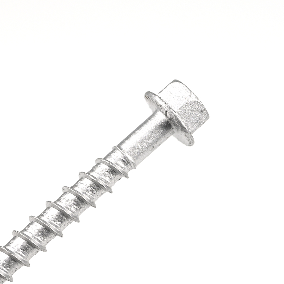 Plain Finish Hexagonal Cement Screws for Concrete Anchoring in Masonry Support Systems