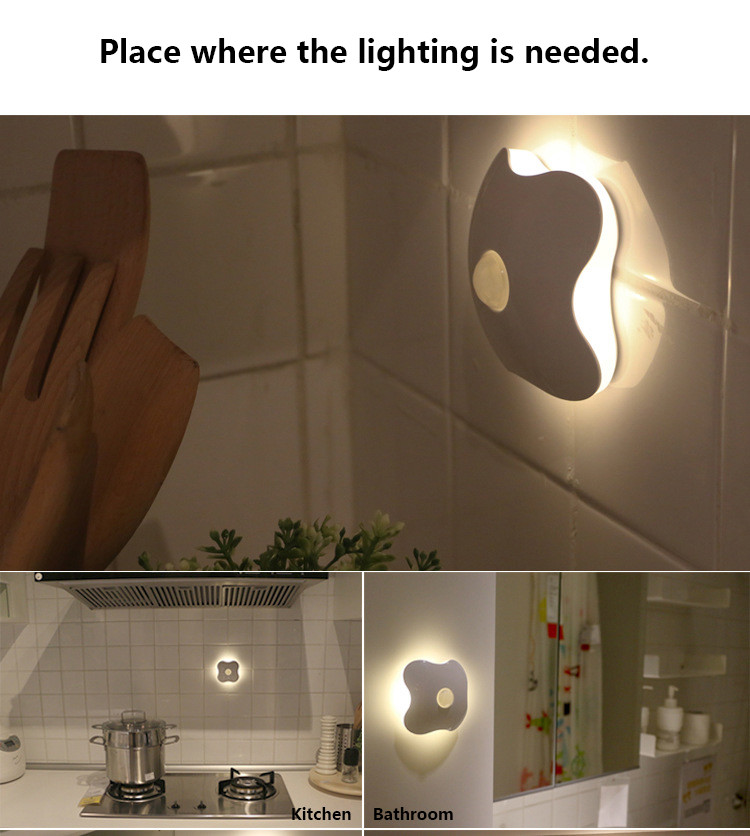 Automatic 4.5 Volt LED Intelligent Induction Lamp Night Light Long Service Life