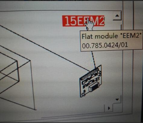 00.785.0424 EEM2 board SM102 CD100 SM74 SM52 flat modlue eem2 MV.052.158