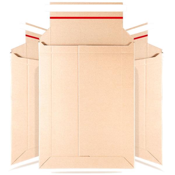 Book Packaging Cardboard Envelope Mailer Rigid Custom Printed Cardboard