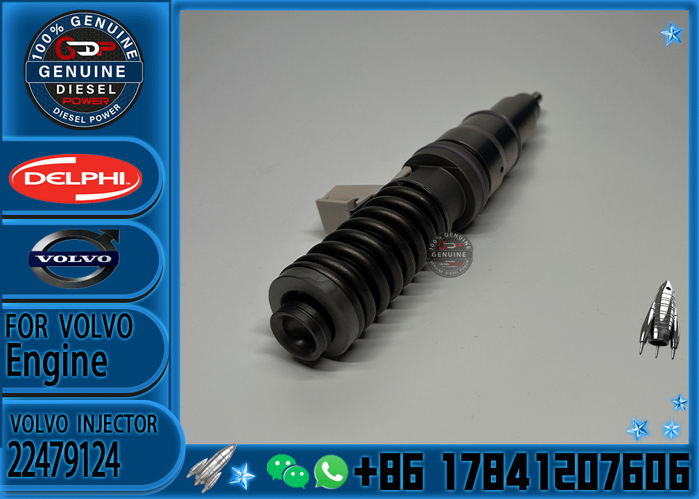 Engine Parts 22479124 Fuel Injector For Volvo Mack D13 MP8 Engine Fuel Injector Nozzle 85020428 BEBE4L16001