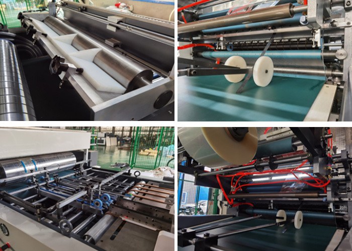 Automatic Carton Box Pasting Machine 150×150mm Paper Tissue Window Filming Machine