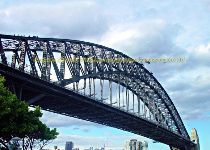 Frame Multi Trusses Prefab Bailey Portable Steel Structure Bridge, Metal Construction Bridge with Drawing