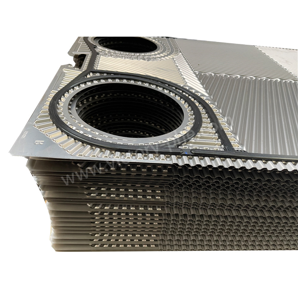 Industrial Plate Heat Exchanger Parts Chevron Plate Pattern