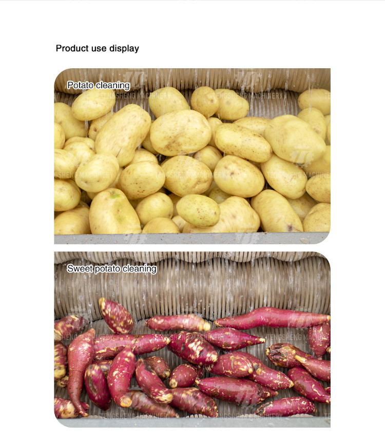 380KG Seal cover lotus root hair roller cleaning machine potato peeling machine stainless steel cleaning equipment