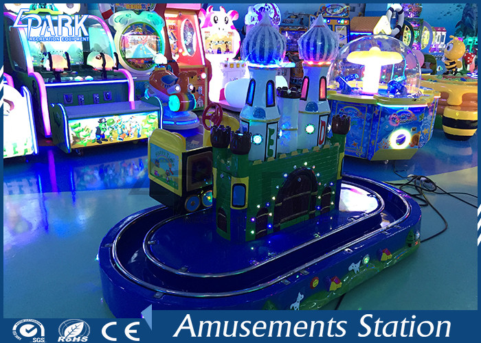 Hot Sale Amusement Game Machine Round Castle Train For Children
