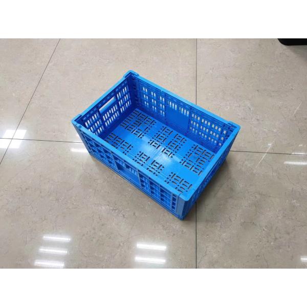 Collapsible Agriculture Fruit And Vegetable Plastic Crates Mesh Style