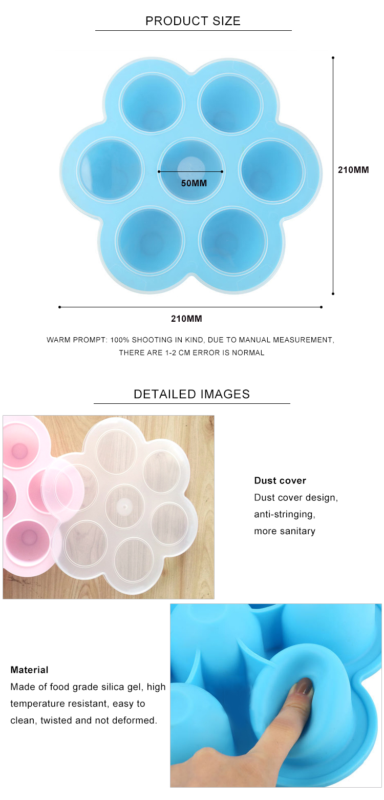 300ML Collapsible Silicone Egg Bites Molds For Instant Pot