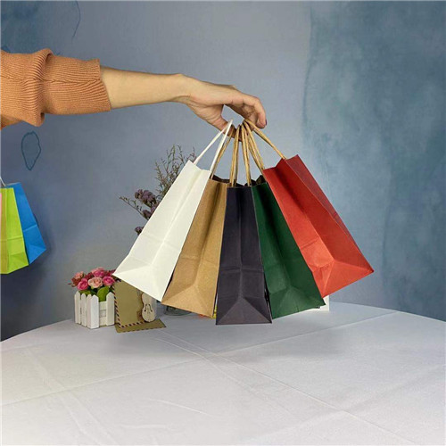 Stationery Portable Multi Color Custom Printed Paper Bags