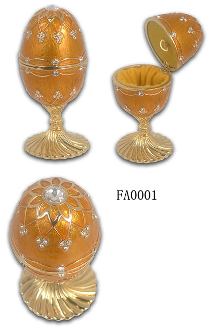 Faberge Egg Hand Painted Jewelry Trinket Box Gift for Easter Egg Music Box Pewter Figurine Musical Egg Home DecorDirect