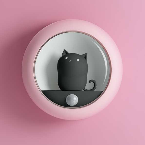 Decorative Atmosphere 800MAH 0.3w Motion Sensor Bedroom Night Light