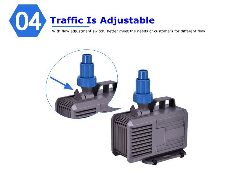 FS-6 Series Aquarium Circulation Hydroponics Submersible Fountain Pump For Fish Tank
