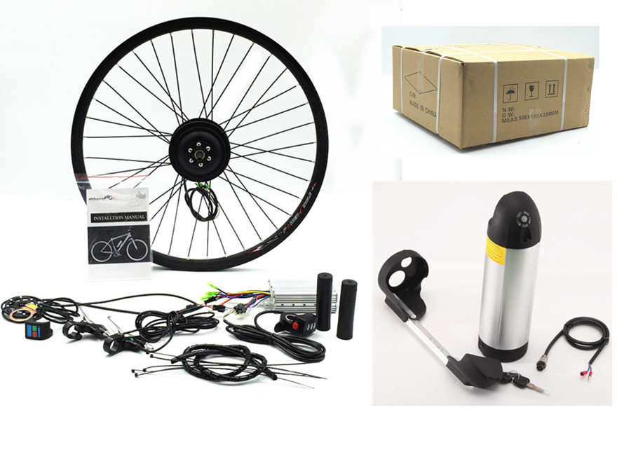 Popular Womens Electric Bike Kit , Front Wheel Electric Conversion Kit For Bicycle