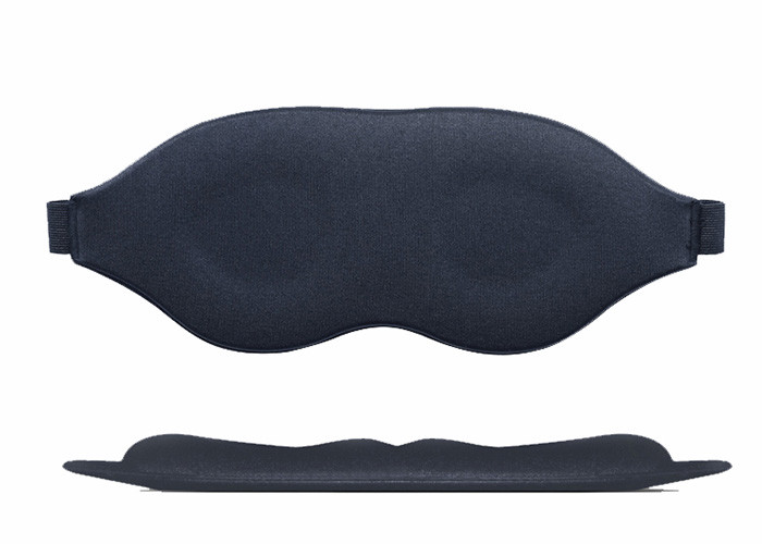25*10cm Silk Satin 3D Sleeping Eye Mask Foldable OEM Service