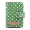 Buy cheap Polka Dot Green PU Ladies Credit Card Holders Wallets from wholesalers