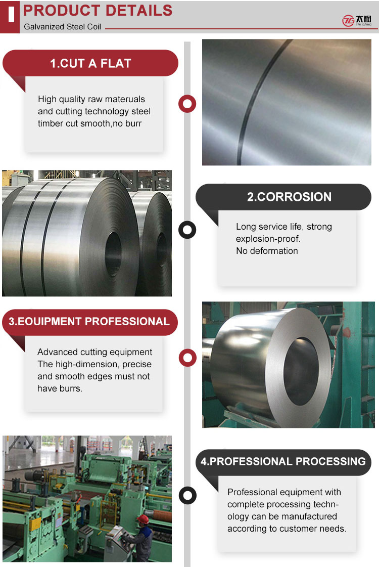 Prepainted Cold Rolled Galvanized Steel Coil Z275 Z181 Full Hard