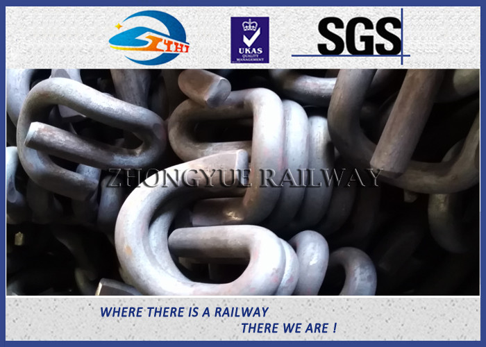 E shape rail clamps railroad elastic clips for railway fastening system