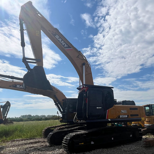Large Crawl Excavator Used SANY SY335H 1.65m³ Bucket Capacity 33tons