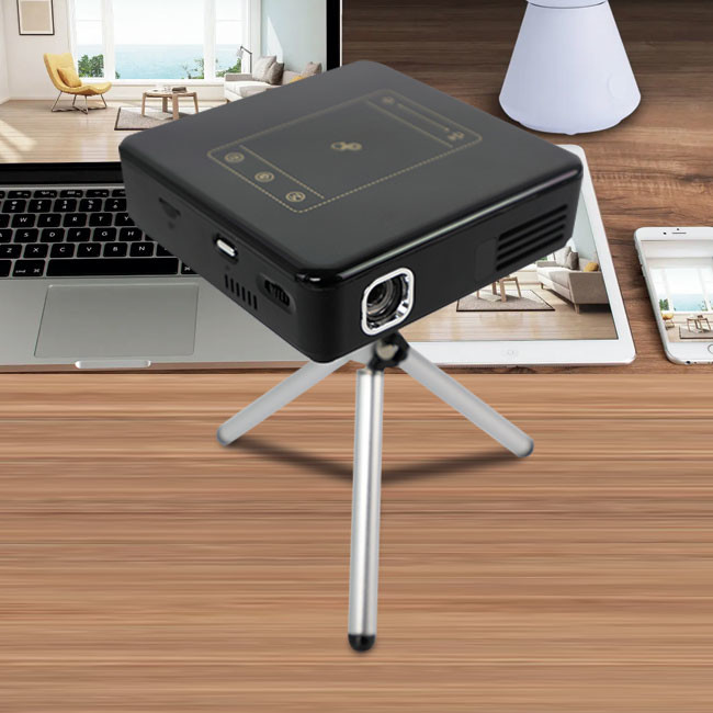 WVGA 854*480 Mini LED Video 4K 3D Projector HDMI TF USB Inputs