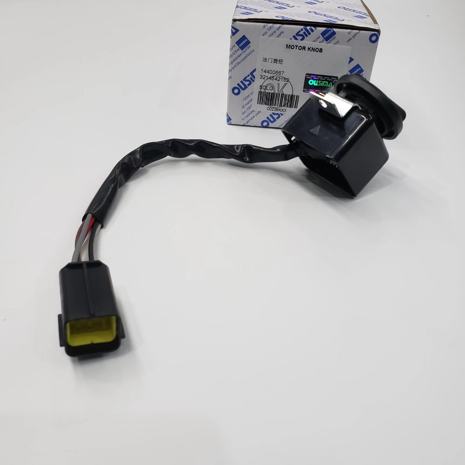 OUSIMA 14400667 3214542152 Throttle Knob Gas Knob Switch Excavator Part For SDLG