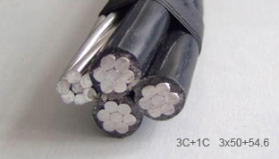 PVC PE XLPE Insulated 0.6/1KV Aerial Bundled Cable