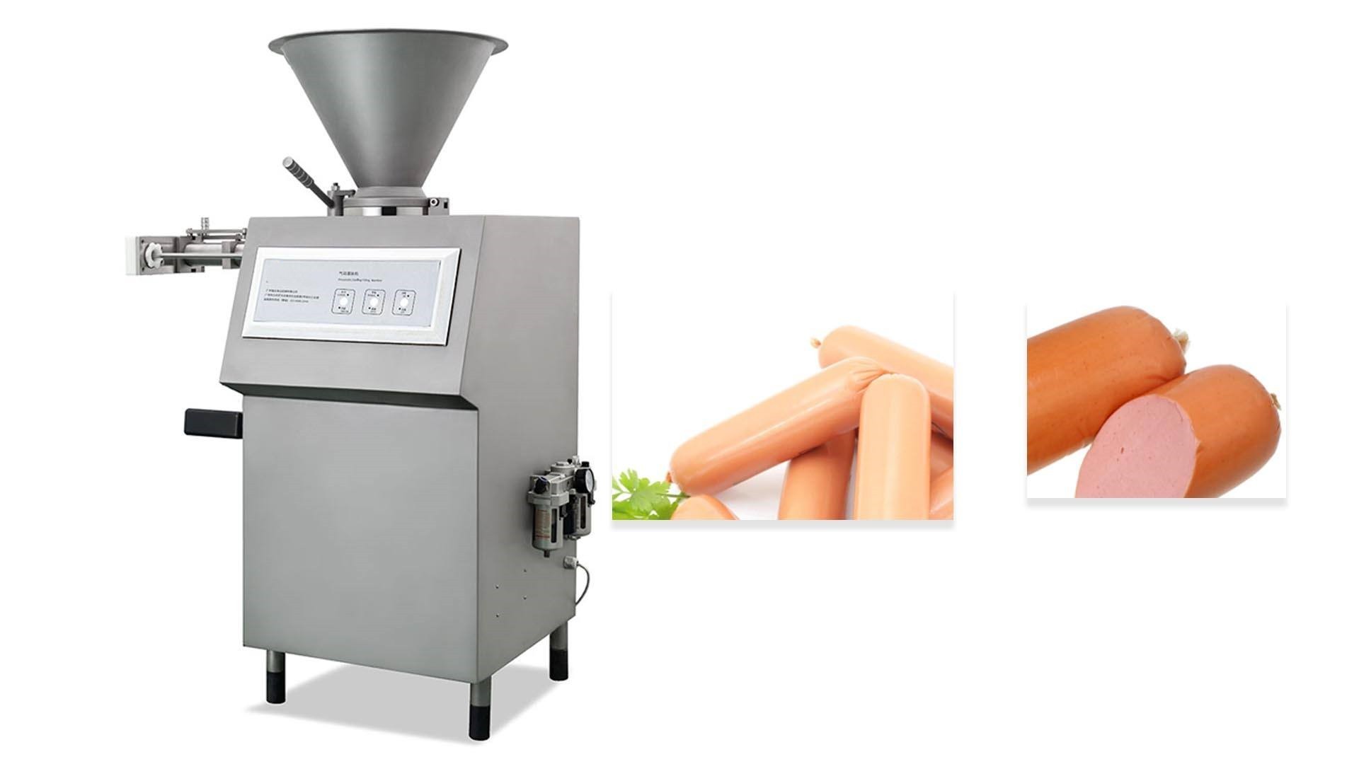 Electric Pneumatic Stuffer Sausage Filling Machine Stainless Steel