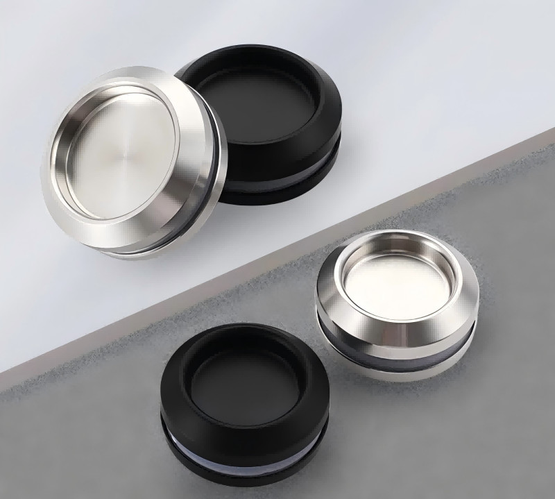 Hidden Non Punching Shower Door Pull Stainless Steel Round Easy Replacement