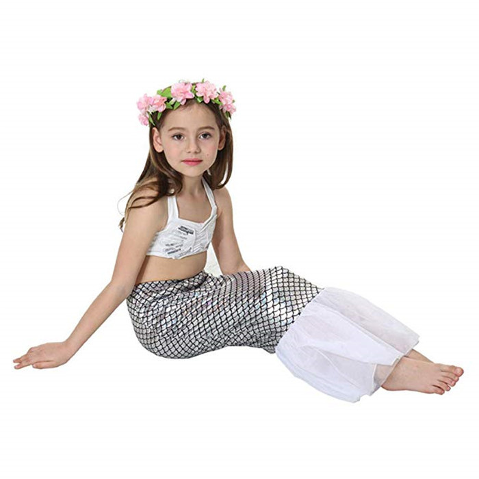 Childrens Mermaid Tail Costume , Toddler Mermaid Costume Skin Friendly