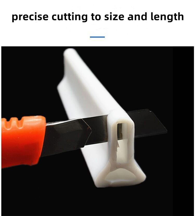 High Quality Silicone Shower Threshold Water Barrier Bathroom Water Stopper